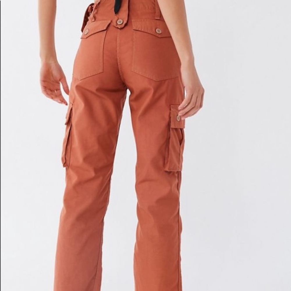 ORANGE/BROWN CARGO PANTS FROM URBAN OUTFITTERS
